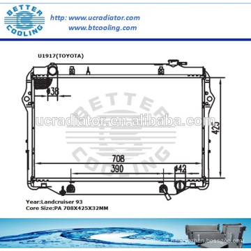 Radiador DPI para TOYOTA LANDCRUISER 93 OEM: 1640066040